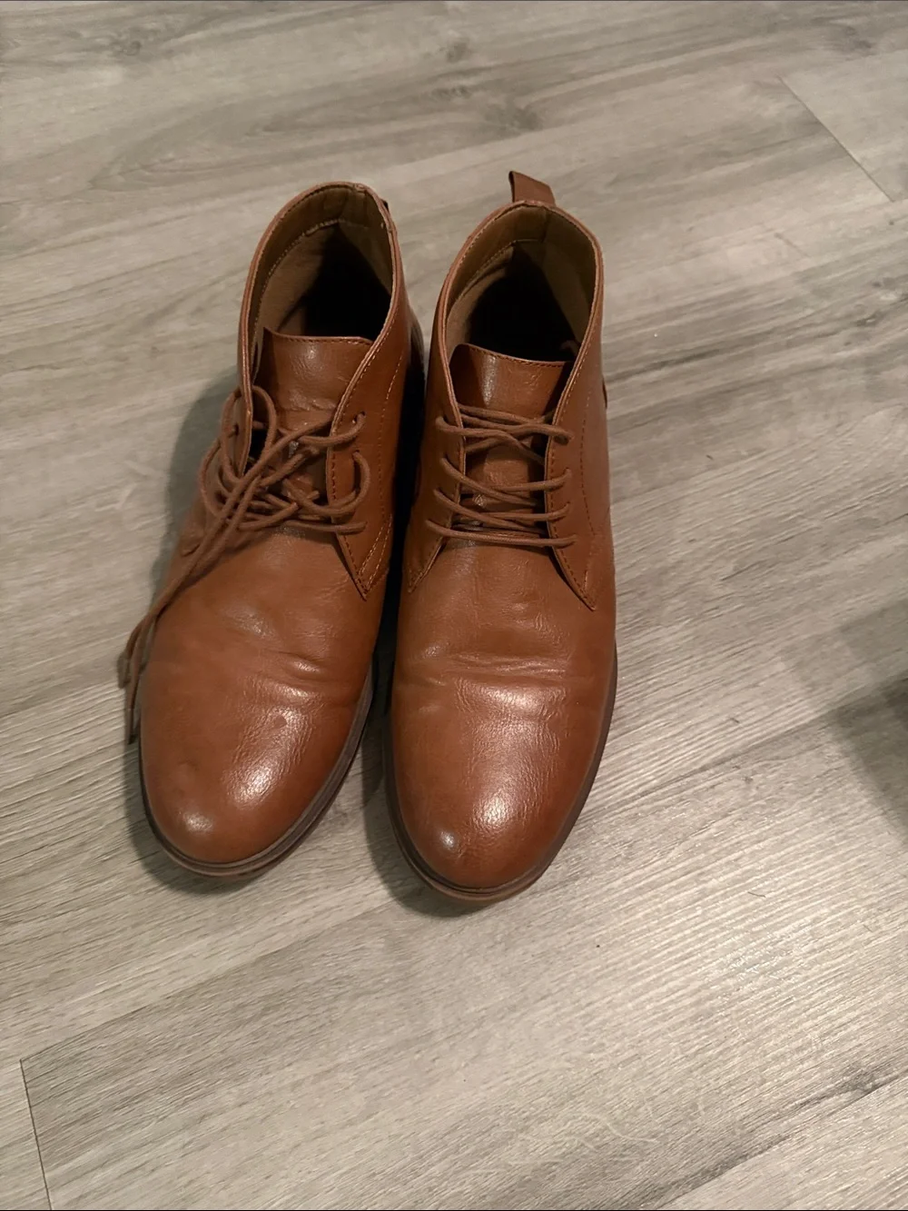 Sonoma Men's Tan Leather Chukka Boots